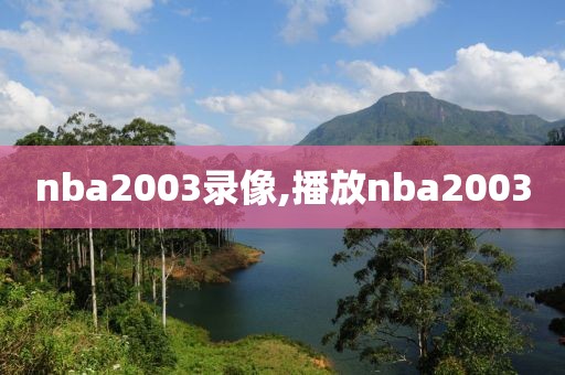 nba2003录像,播放nba2003