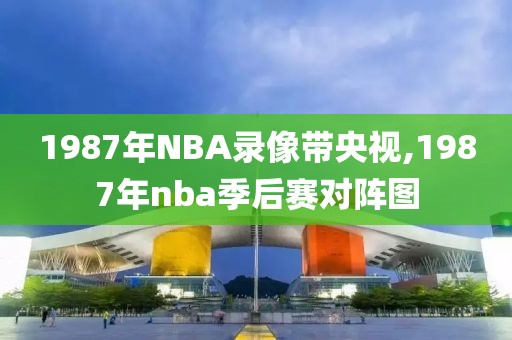 1987年NBA录像带央视,1987年nba季后赛对阵图