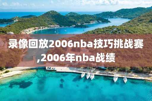录像回放2006nba技巧挑战赛,2006年nba战绩