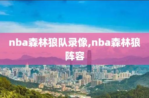 nba森林狼队录像,nba森林狼阵容